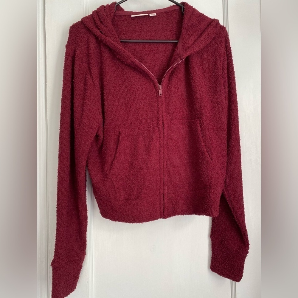 NWT Juniors  SO Cozy Zip Hoodie, Size: Medium